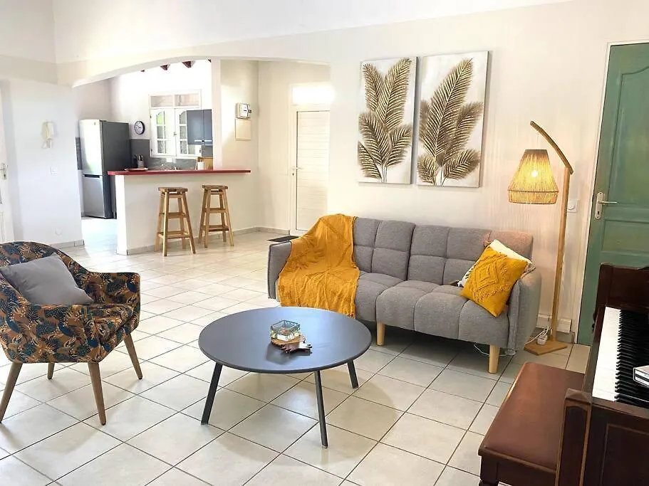 Villa Oriane Elegance Creole A 4 Min Du Chu Et 10 Min De L'Aeroport Лез-Абим Гваделупа